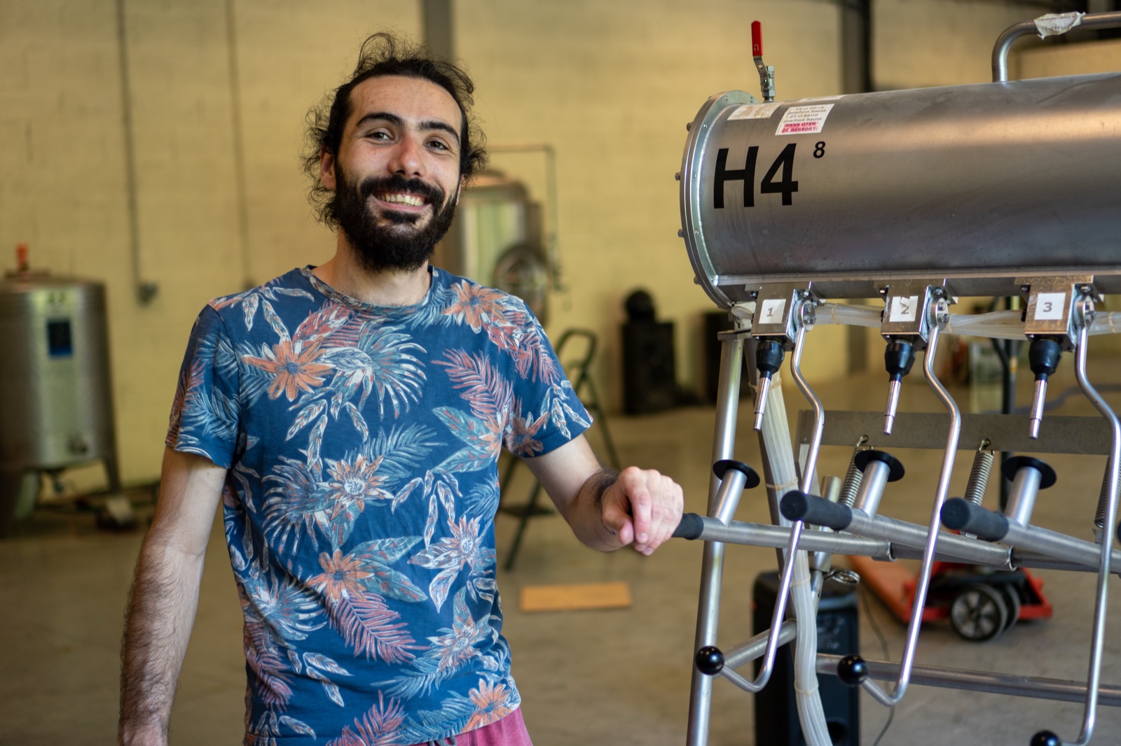 Baptiste Remillieux au travail